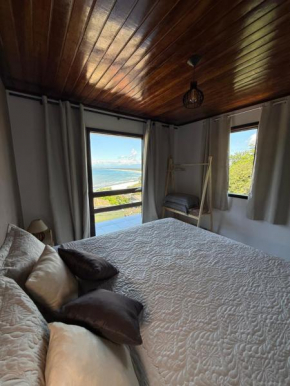 Apartamento aconchegante com vista para o mar
